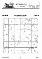 Akron Township, Directory Map, Wilkin County 2007